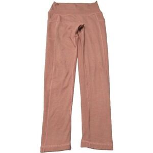 Prana Becksa Leggings Womens Small Cloud Blush‎ Heather Ribbed Pockets